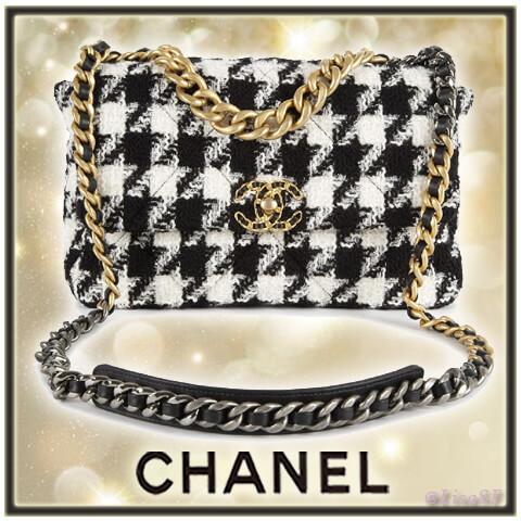 20AW☆シャネルコピー CHANEL☆上品ツイード MIX金具 もこもこミディアムフラップバッグ 20011327